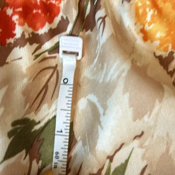 Vintage floral skirt - Picture 3 of 4